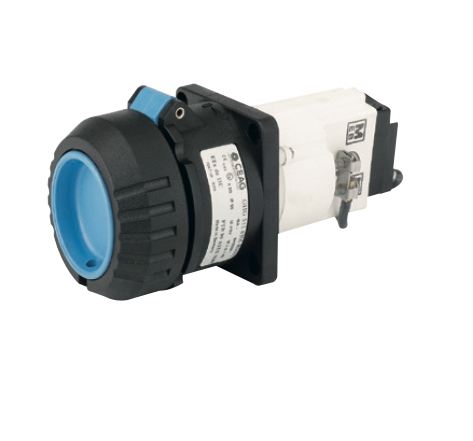 16A flange socket
